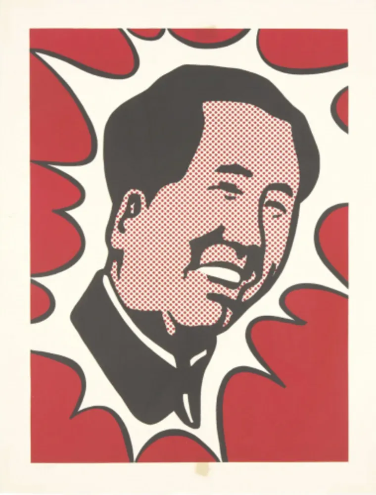 Lithographie Lichtenstein - Mao