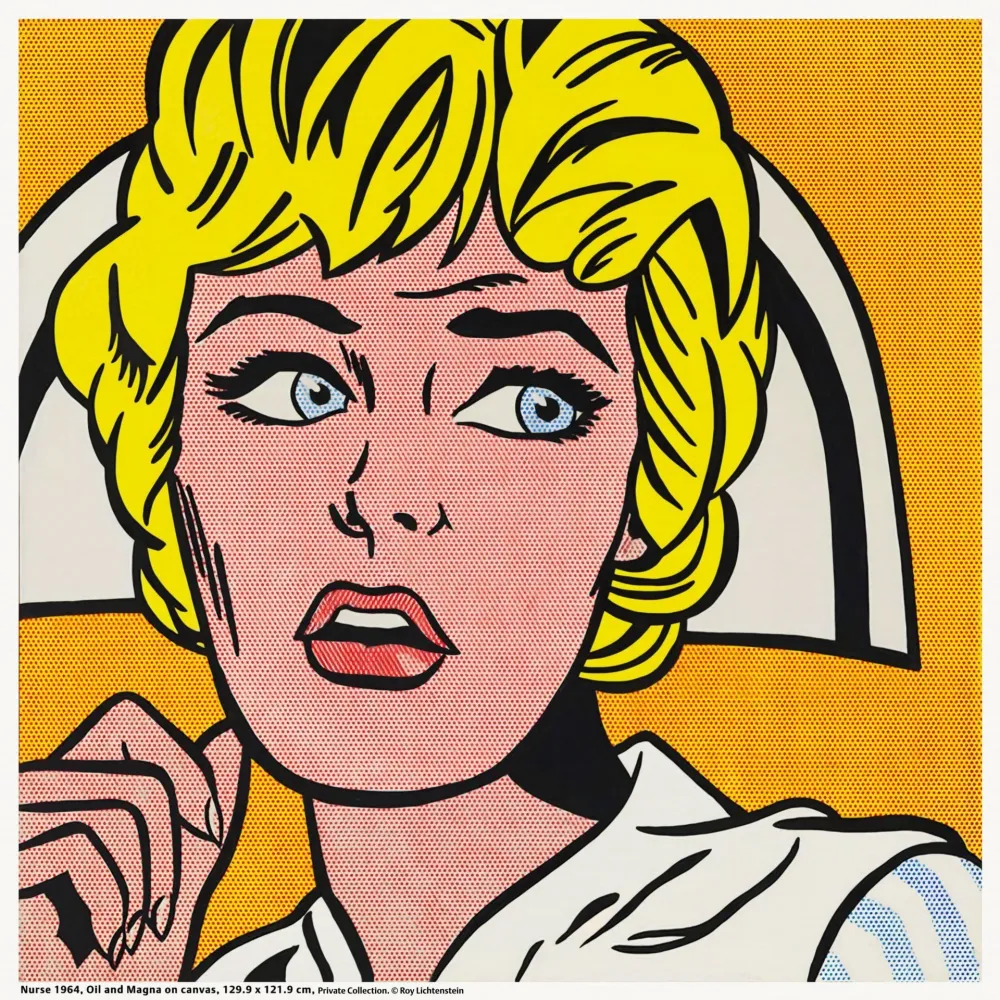 Siebdruck Lichtenstein - Nurse
