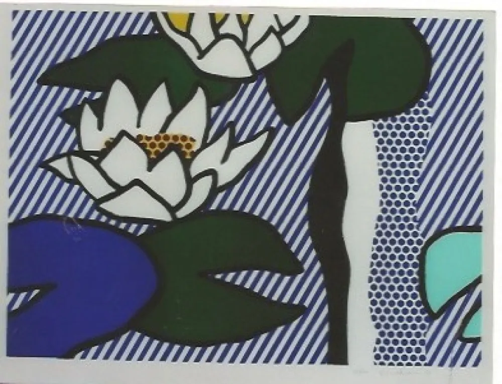 Lithographie Lichtenstein - Nympheas - Water Lilies