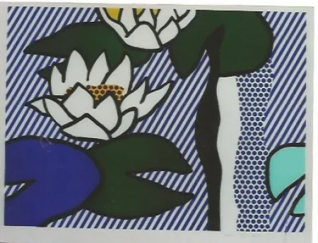 Lithographie Lichtenstein - Nympheas - Water Lilies
