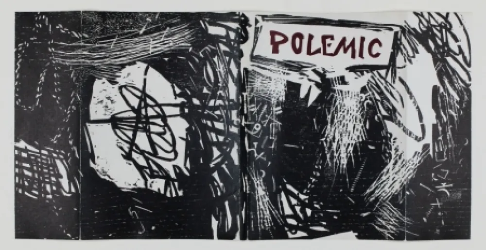 Holzschnitt Lichtenstein - Polemic