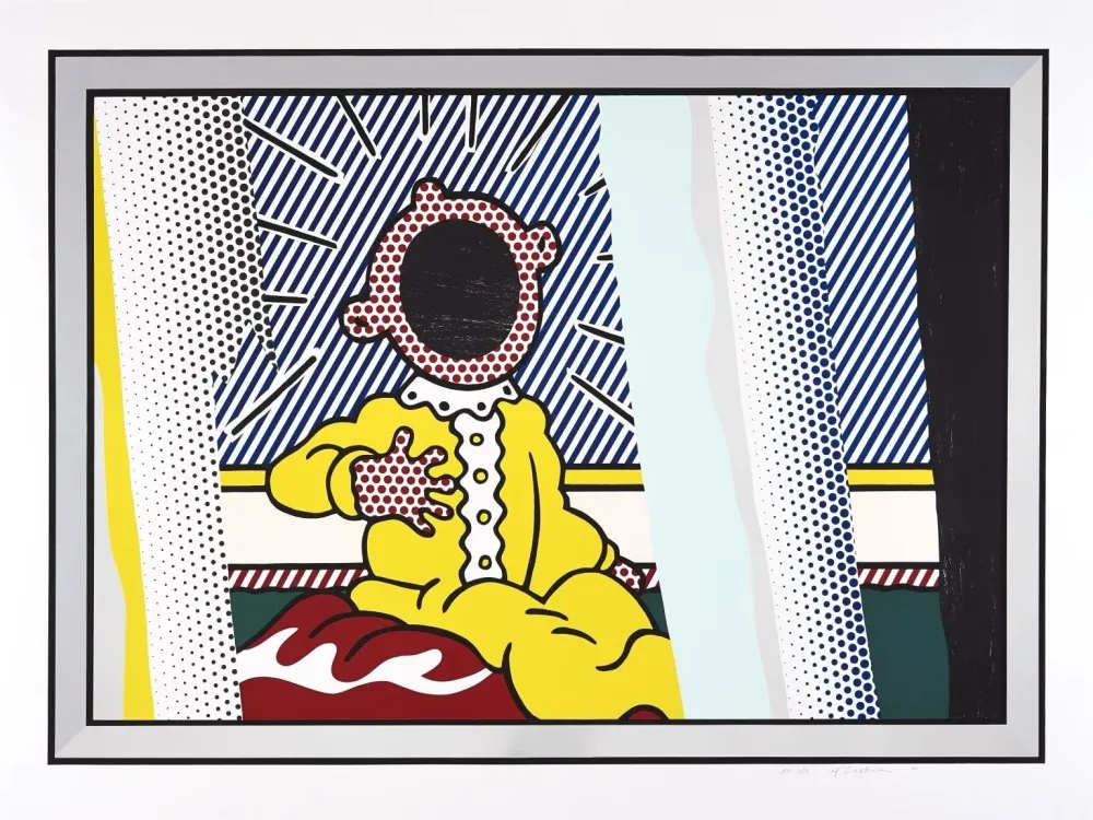 Lithographie Lichtenstein - Reflections on The Scream from The Reflections Series