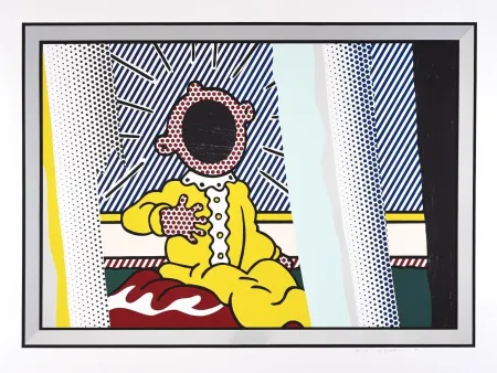 Lithographie Lichtenstein - Reflections on The Scream from The Reflections Series