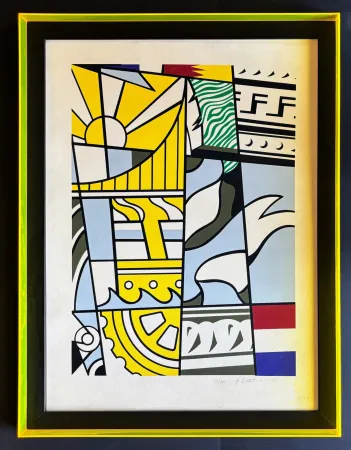 Lithographie Lichtenstein - Roy Lichtenstein (1923–1997) - Bicentennial Print - Lithograph and Screenprint on white wove paper
