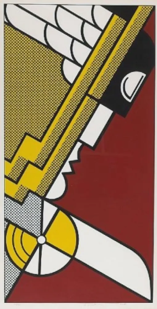 Siebdruck Lichtenstein - Salute to Aviation