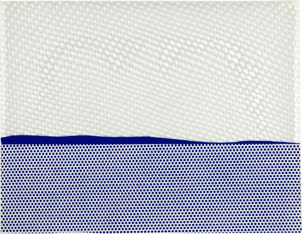 Siebdruck Lichtenstein - Seascape. No 1. 