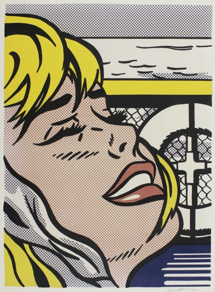 Lithographie Lichtenstein - Shipboard Girl