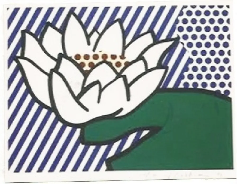 Siebdruck Lichtenstein - Water Lily