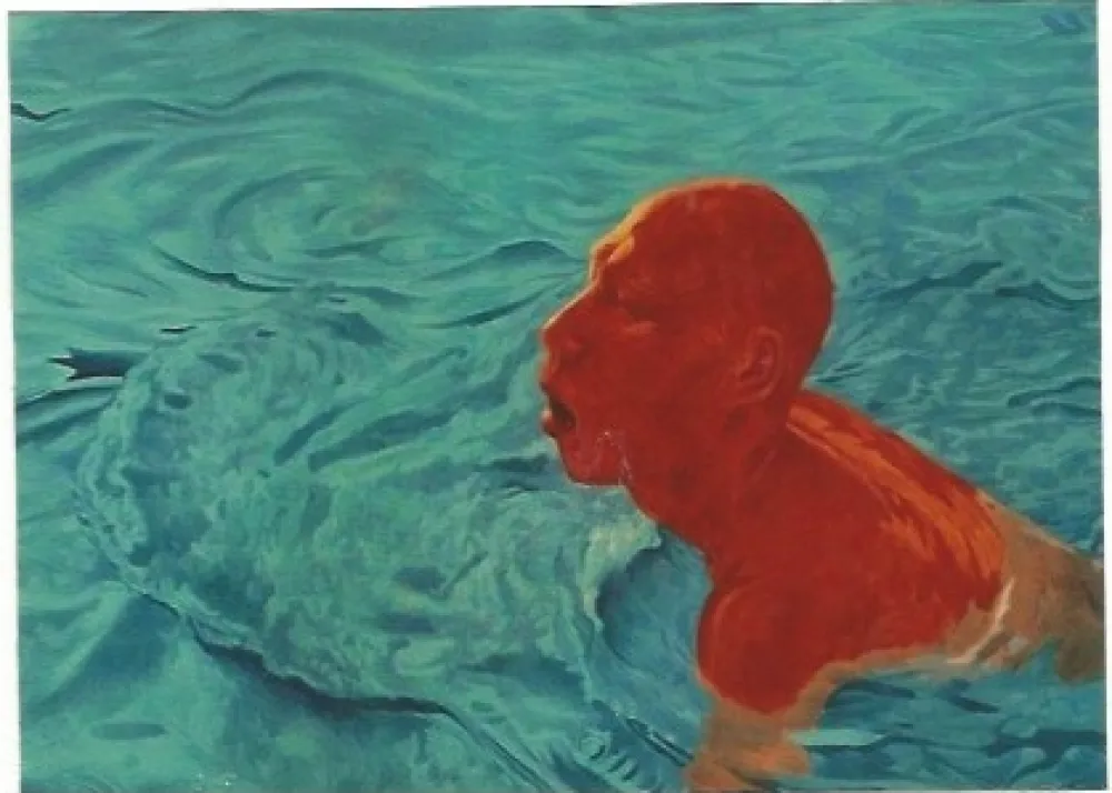 Siebdruck Lijun - Untitled no. 2