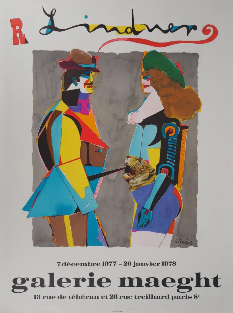 Illustriertes Buch Lindner - Les amoureux