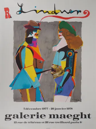 Illustriertes Buch Lindner - Les amoureux