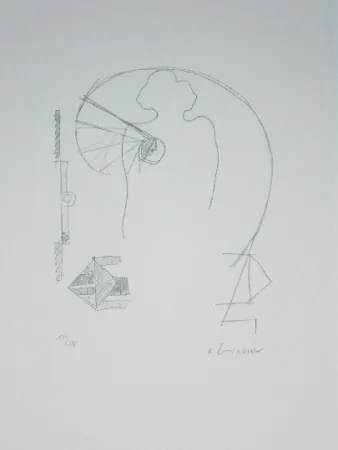 Lithographie Lindner - Marylin was here 15