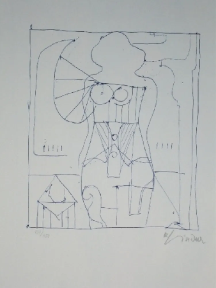 Lithographie Lindner - Marylin was here 7