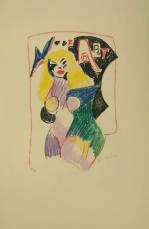 Siebdruck Lindner - Nude art I 