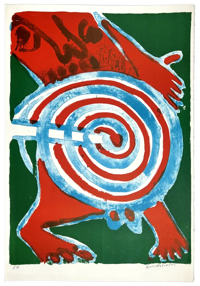 Lithographie Lindstrom - Cible