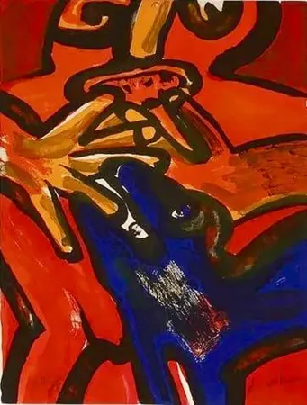 Lithographie Lindstrom - Contemplation - E.A. II/X