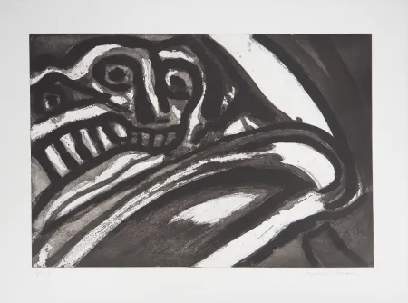 Aquatinta Lindstrom - Deux personnages