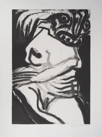 Aquatinta Lindstrom - Le chaman