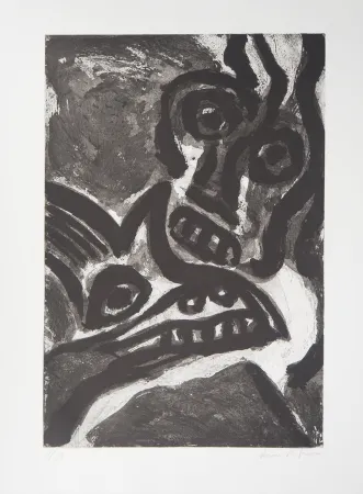 Aquatinta Lindstrom - L'Homme et l'animal