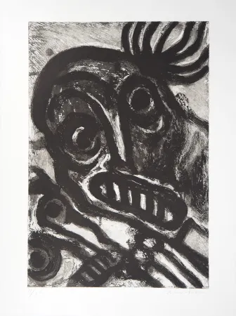 Aquatinta Lindstrom - Personnages étonnés