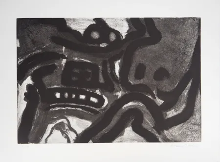 Aquatinta Lindstrom - Symboles abstraits