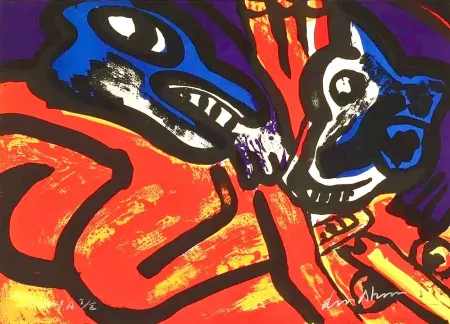 Lithographie Lindstrom - Untitled - EA I/X