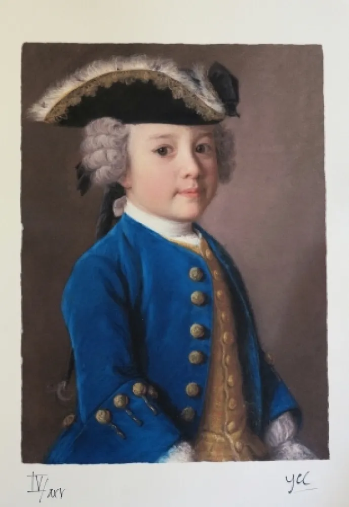 Digitale Druckgrafik Liotard - Jacques de Chapeaurouge - 1752