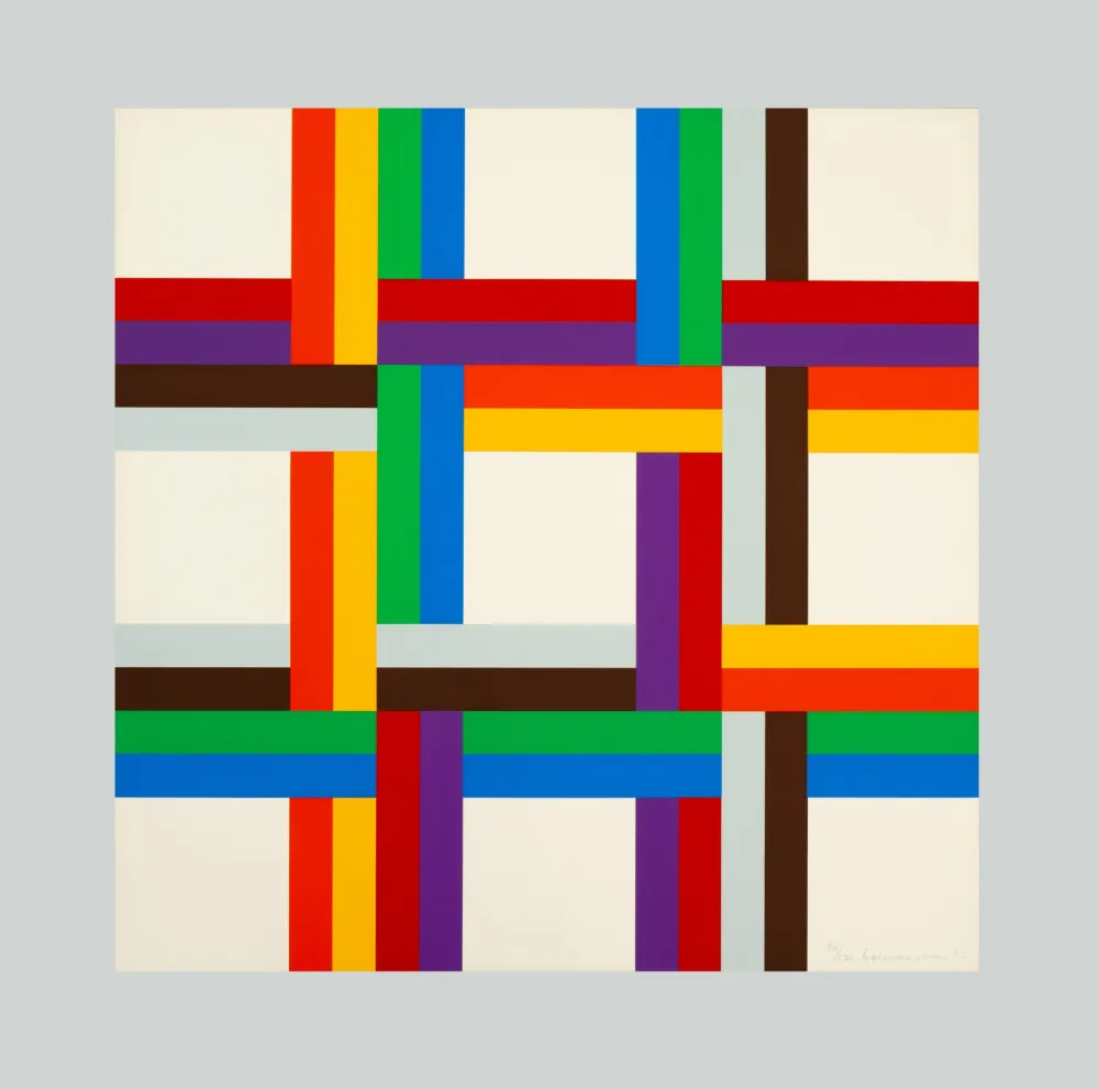 Siebdruck Loewensberg - Composition