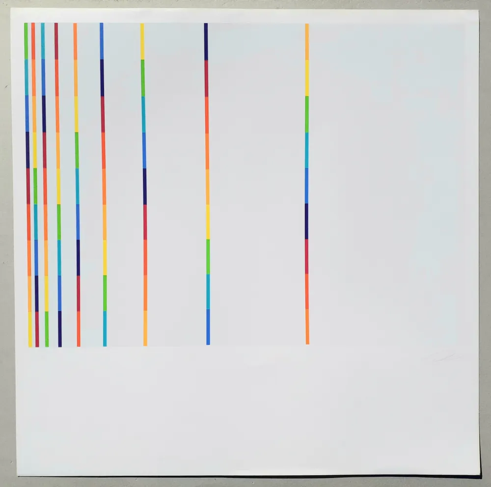 Siebdruck Lohse - 12 vertical and horizontal progressions