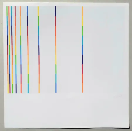 Siebdruck Lohse - 12 vertical and horizontal progressions