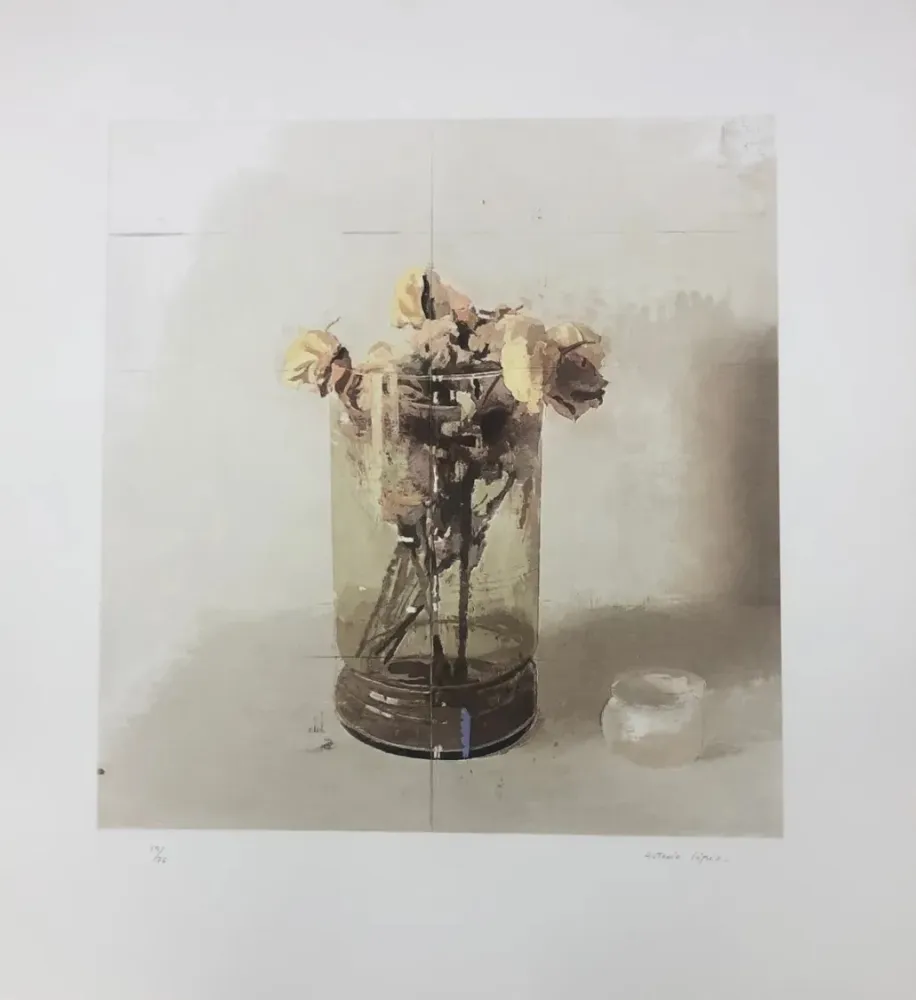 Radierung López Garcia - Flores