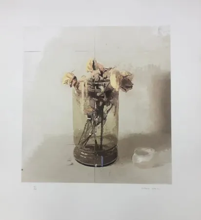 Radierung López Garcia - Flores