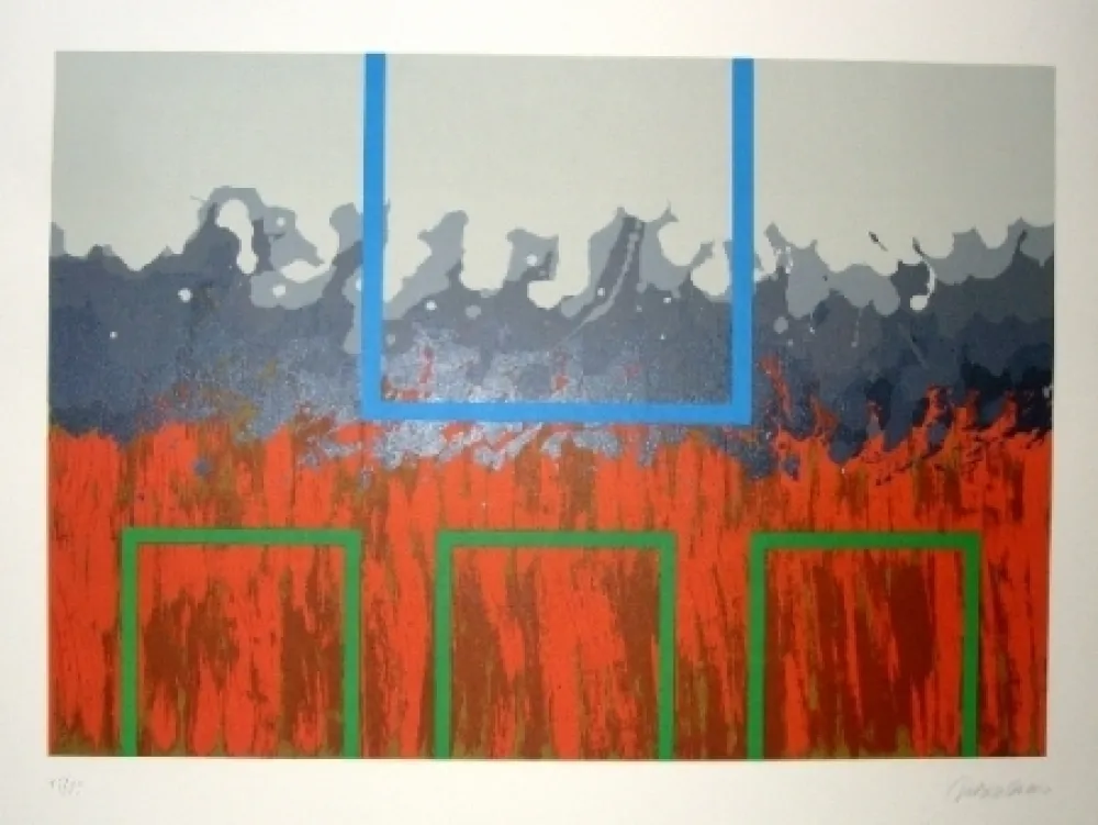 Lithographie Lopez Osornio - La otra geometria 4