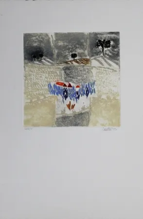 Radierung Und Aquatinta Louttre - Le pré aux dames