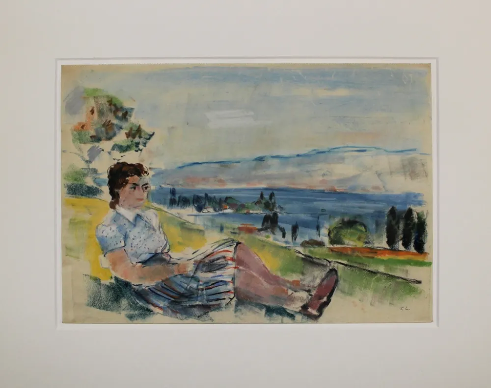 Keine Technische Ludwig - Sitzende vor See