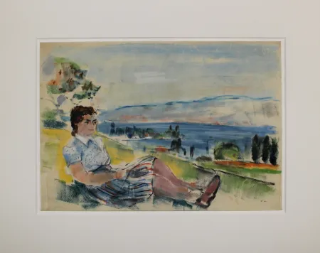 Keine Technische Ludwig - Sitzende vor See