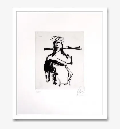 Stich Lüpertz - Ohne titel