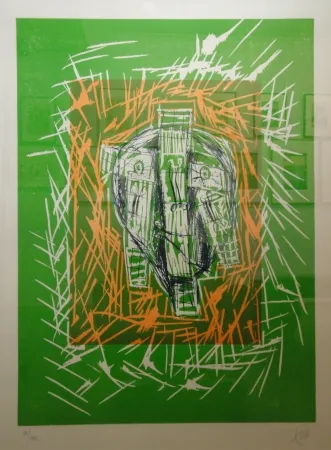 Holzschnitt Lüpertz - Parsifal