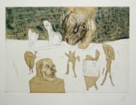 Stich Lüpertz - Vanitas 4