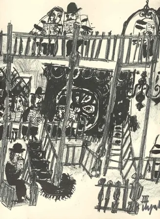 Illustriertes Buch Luzzati - Viaggio alla città di Safed