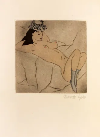 Illustriertes Buch Lydis - Baudelaire. LES FLEURS DU MAL. Gravures de Mariette Lydis. Avec suite complète des gravures en couleurs signées (1928)