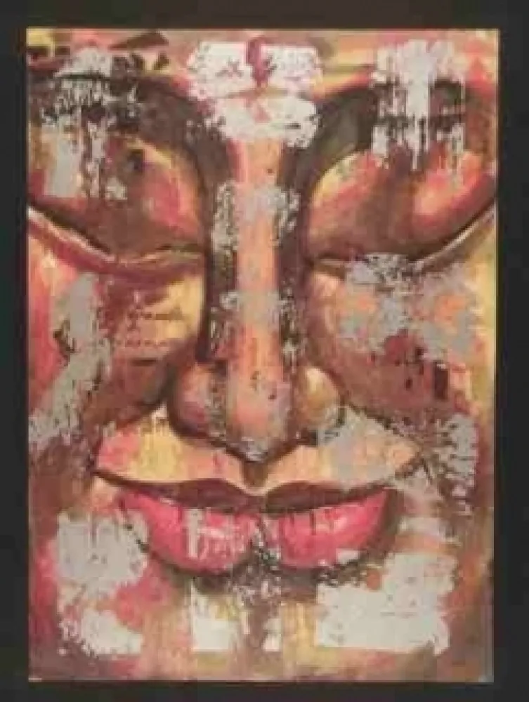 Lithographie Ma - Portrait