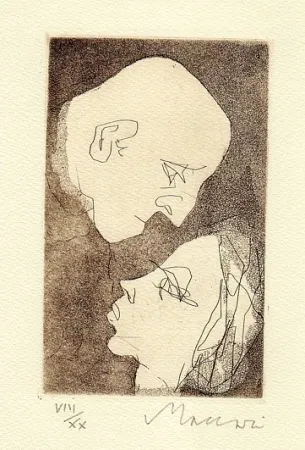 Illustriertes Buch Maccari - Gli addii