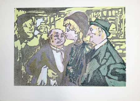 Linolschnitt Maccari - S'accomodi