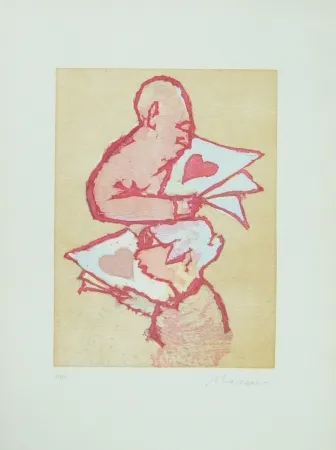 Linolschnitt Maccari - Senza titolo