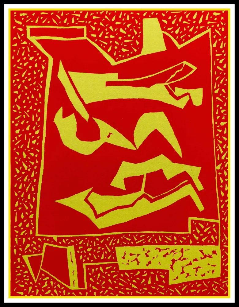 Holzschnitt Magnelli - COMPOSITION