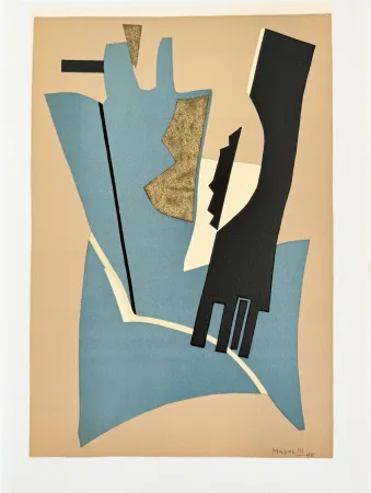 Lithographie Magnelli - Hommage à San Lazzaro