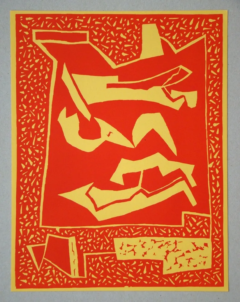 Holzschnitt Magnelli - Sans titre