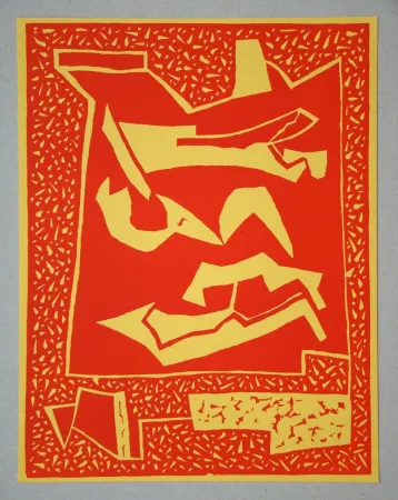 Holzschnitt Magnelli - Sans titre