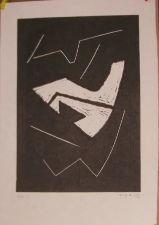 Linolschnitt Magnelli - Sans titre, 1968
